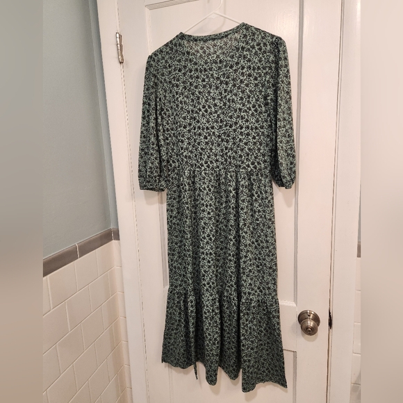 Zara Floral Midi Dress Zara Small Dress - Picture 8 of 9